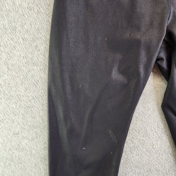 Lululemon Leggings Womens 8 Wunder Under High-Rise Crop 23" Foil Matte Black - Picture 8 of 16